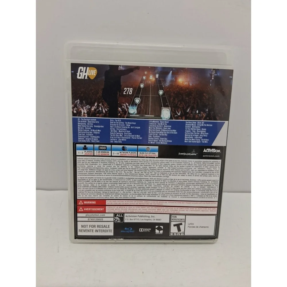 Guitar Hero Live Ps3